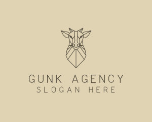 Geometric Minimal Animal logo design