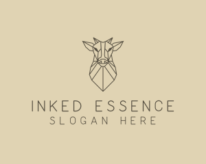 Geometric Minimal Animal logo design