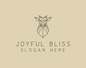 Geometric Minimal Animal logo design