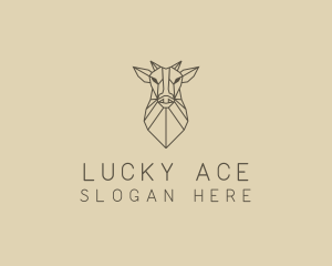 Geometric Minimal Animal logo design