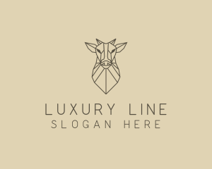 Geometric Minimal Animal logo design