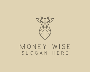 Geometric Minimal Animal logo design