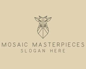 Geometric Minimal Animal logo design