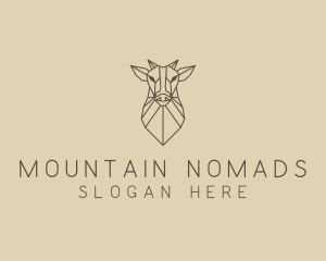 Geometric Minimal Animal logo design