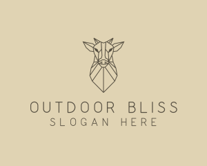 Geometric Minimal Animal logo design