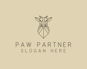 Geometric Minimal Animal logo design