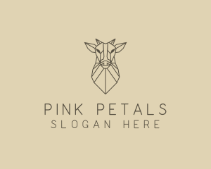 Geometric Minimal Animal logo design