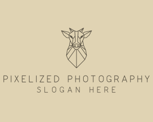 Geometric Minimal Animal logo design