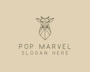 Geometric Minimal Animal logo design