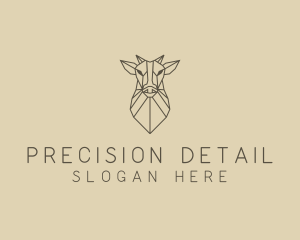 Geometric Minimal Animal logo design