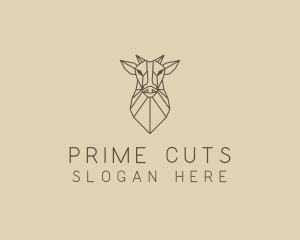 Geometric Minimal Animal logo design