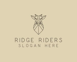 Geometric Minimal Animal logo design