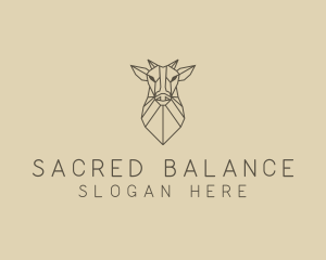 Geometric Minimal Animal logo design