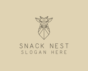 Geometric Minimal Animal logo design