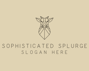 Geometric Minimal Animal logo design