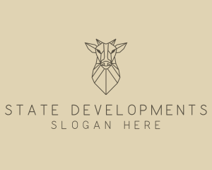 Geometric Minimal Animal logo design