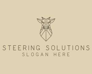 Geometric Minimal Animal logo design