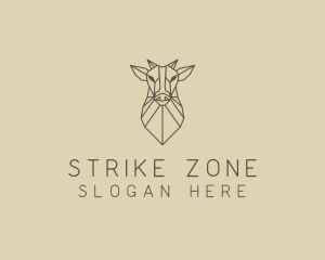 Geometric Minimal Animal logo design