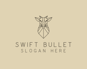 Geometric Minimal Animal logo design