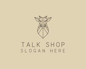 Geometric Minimal Animal logo design