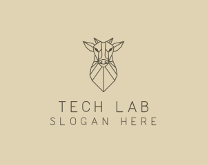 Geometric Minimal Animal logo design