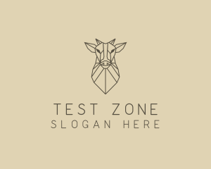 Geometric Minimal Animal logo design