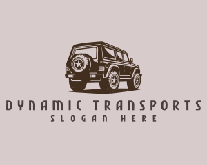 SUV Car Transportation logo design