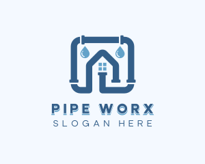 Plumbing Pipe Plumber logo