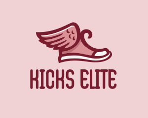 Red Sneaker Wings logo