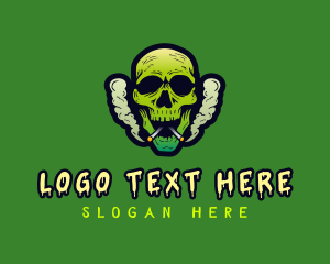 Smoking Skull Cigarette logo