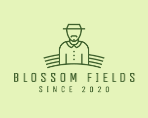 Countryside Field Farmer logo design