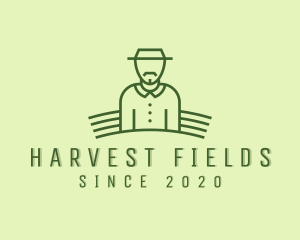 Countryside Field Farmer logo design