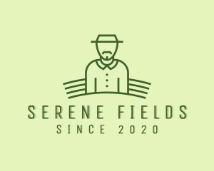 Countryside Field Farmer logo design