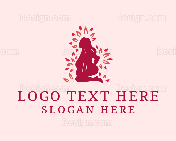 Natural Woman Leaf Logo