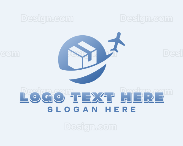 Plane Forwarding Courier Logo