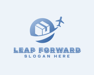 Plane Forwarding Courier logo design