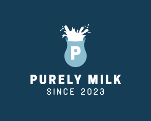 Fresh Milk Splash Drink logo