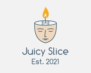 Face Scented Candle  logo design