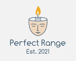 Face Scented Candle  logo design