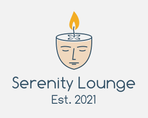 Face Scented Candle  logo design