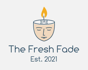 Face Scented Candle  logo design