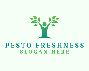 Human Tree Wellness Healing logo design