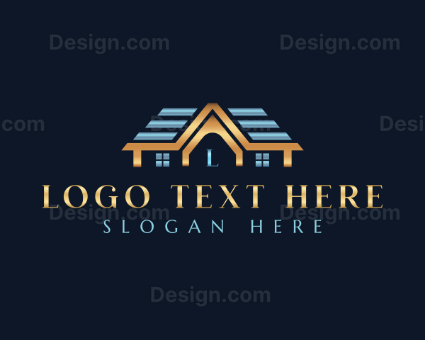 Roofing Property House Logo