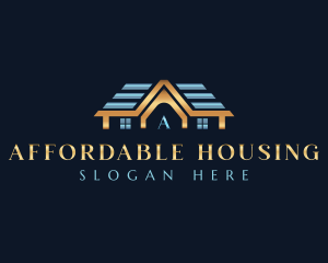 Roofing Property House logo design