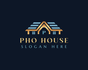 Roofing Property House logo design