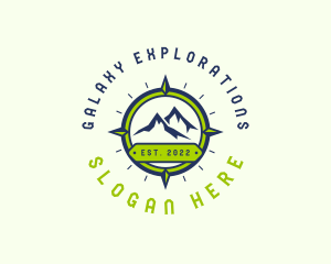 Mountain Travel Navigation logo design