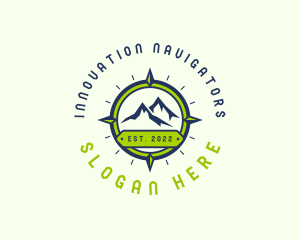 Mountain Travel Navigation logo design