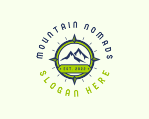 Mountain Travel Navigation logo design