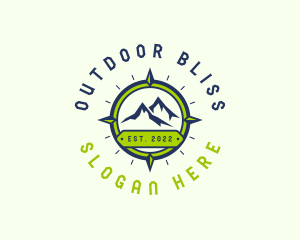 Mountain Travel Navigation logo design