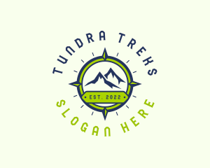 Mountain Travel Navigation logo design